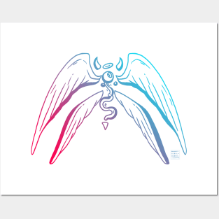 Dual Color Angel Eye Posters and Art